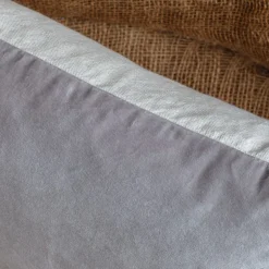 Small Velvet and Linen Backed Cushions