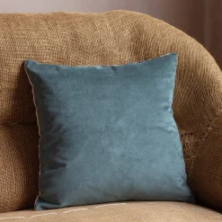 Small Velvet and Linen Backed Cushions
