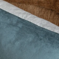 Small Velvet and Linen Backed Cushions