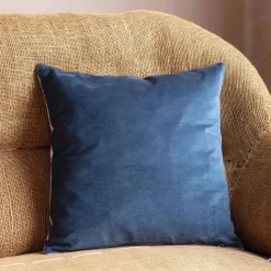 Small Velvet and Linen Backed Cushions