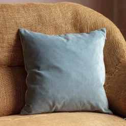 Small Velvet and Linen Backed Cushions