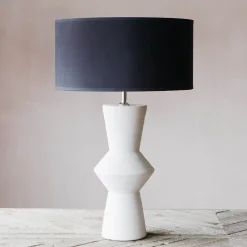 Small White Cyrus Ceramic Lamp