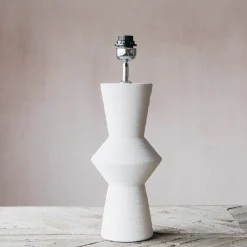 Small White Cyrus Ceramic Lamp