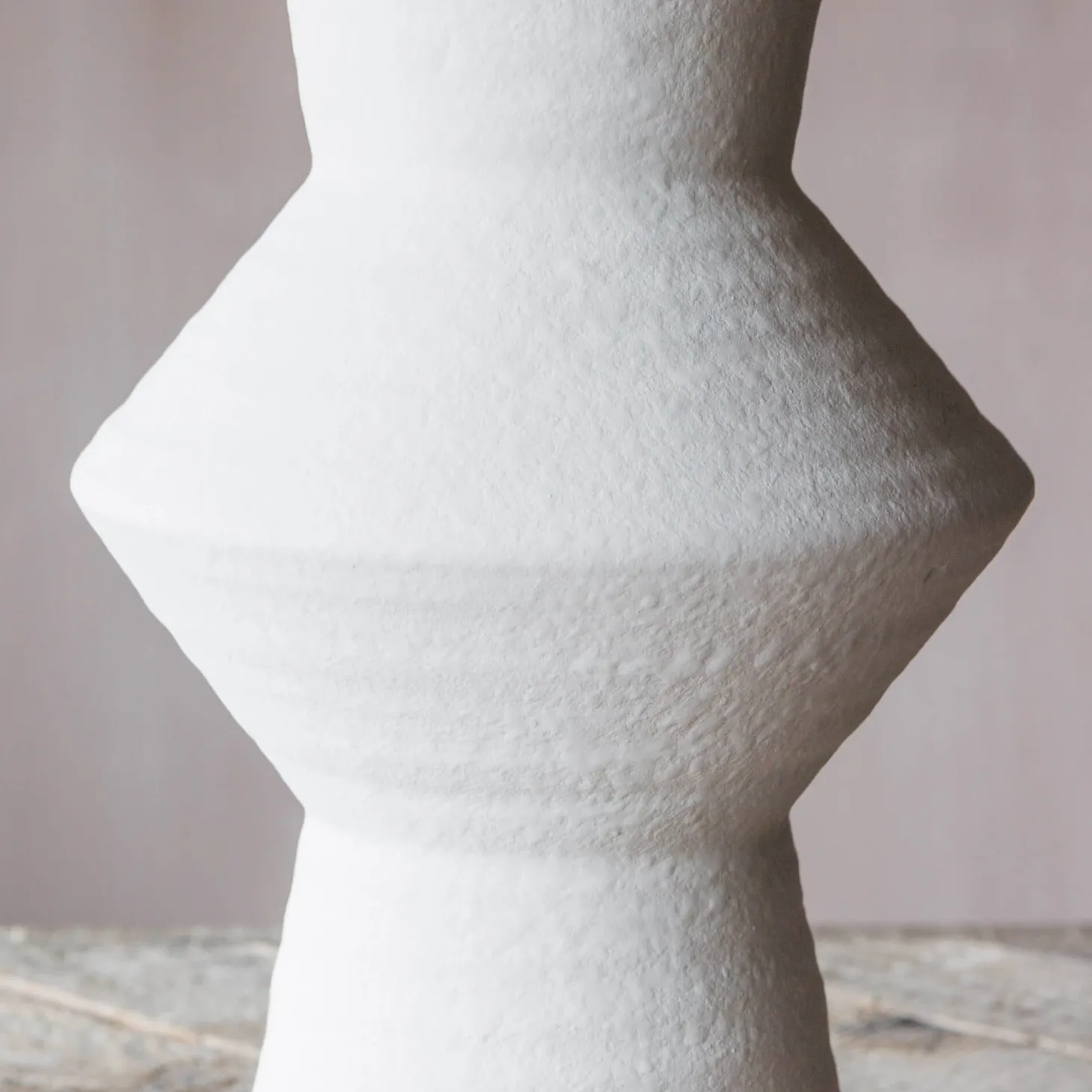 Small White Cyrus Ceramic Lamp