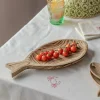 Small Wooden Fish Tray