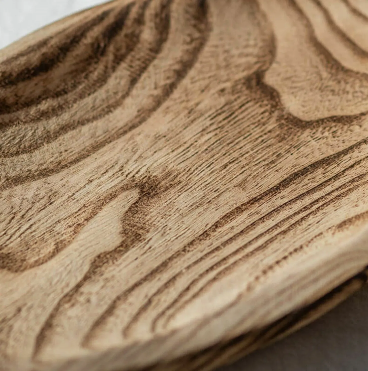 Small Wooden Fish Tray