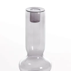 Smoke Grey Bubble Candle Holder