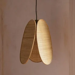 Snowdrop Wicker Pendant Light