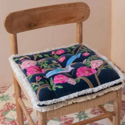 Songbird Navy Velvet Seat Pad