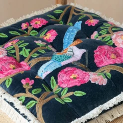 Songbird Navy Velvet Seat Pad