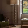 Spencer Floor Lamp with Linen Shade