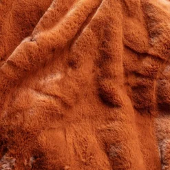 Spice Faux Fur Throw
