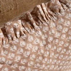 Square Floral Block Printed Cushions