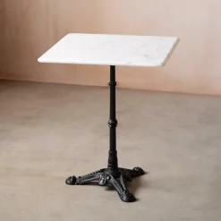 Square Marble Bistro Café Table