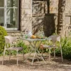 Square Moss Green Garden Dining Table
