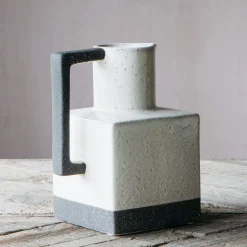 Square Speckled Jug with Handle