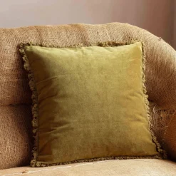 Square Stonewashed Velvet Cushions