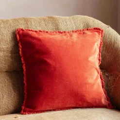 Square Stonewashed Velvet Cushions