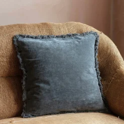 Square Stonewashed Velvet Cushions