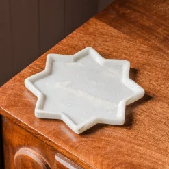 Star Marble Decorative Trinket Plate