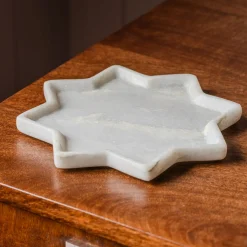 Star Marble Decorative Trinket Plate