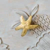 Starfish Gold Knob