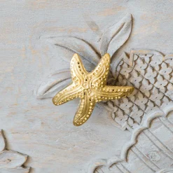 Starfish Gold Knob
