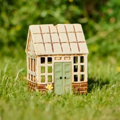 Stoneware Greenhouse Decorative Tealight Holder