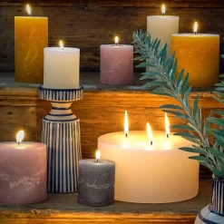 Striped Candle Holder