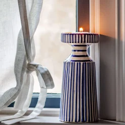 Striped Candle Holder