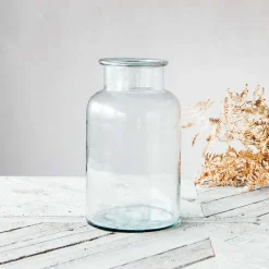 Tall Glass Vase