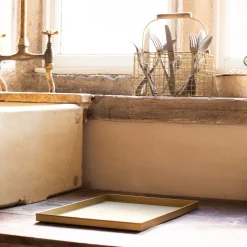 Tall Gold Dish Rack