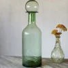 Tall Green Glass Bottle