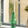 Tall Green Recycled Glass Vase
