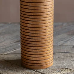 Tall Leya Wooden Table Lamp