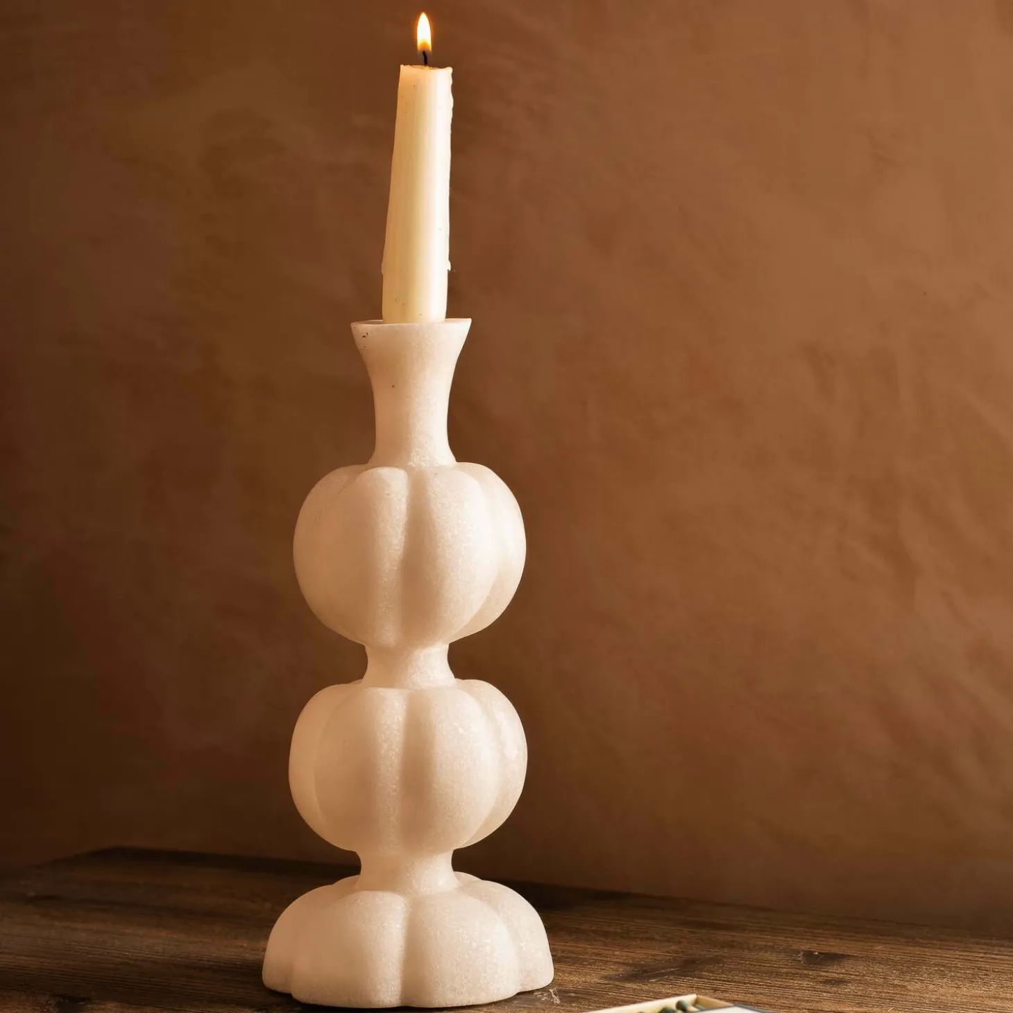 Tall Spherical Candle Holder