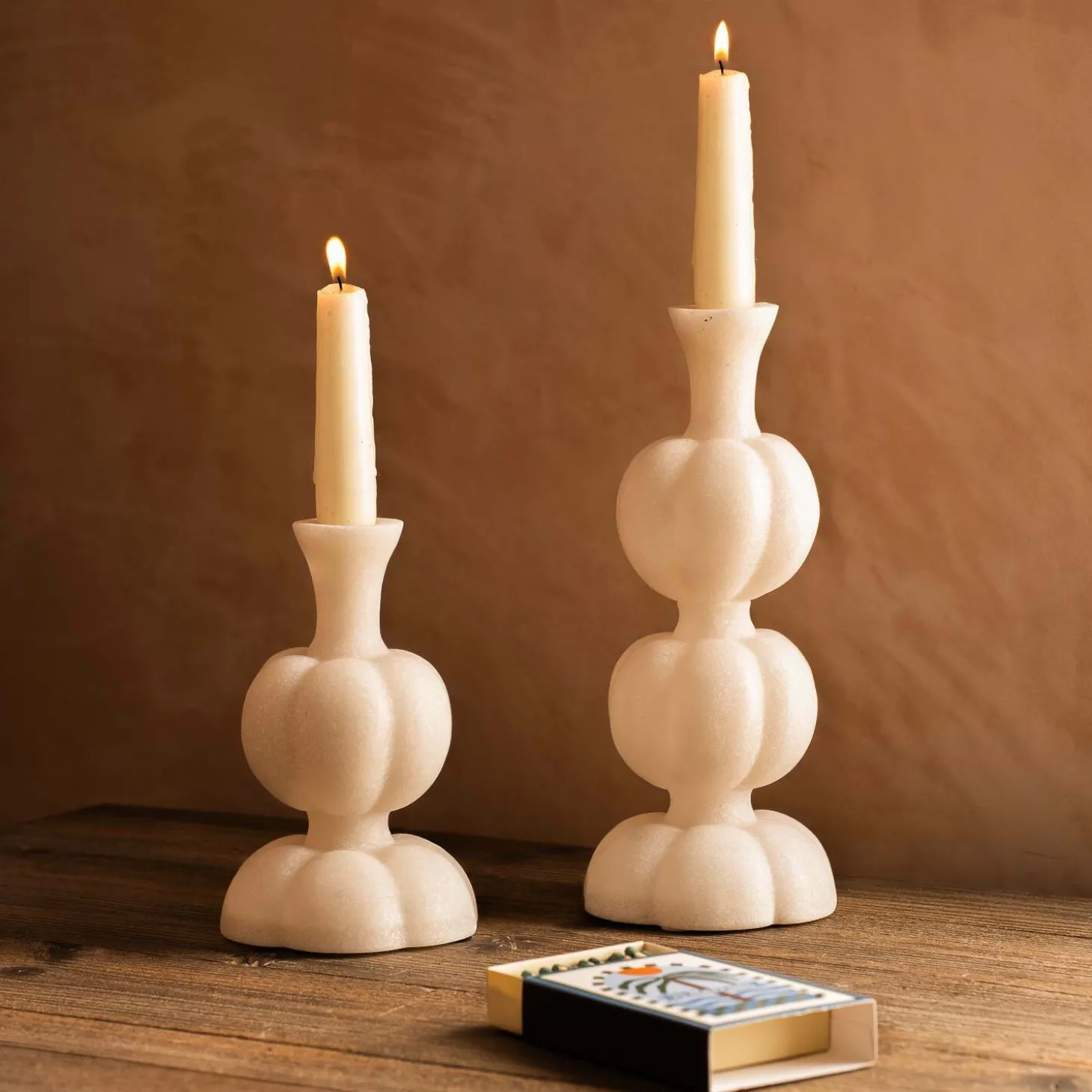 Tall Spherical Candle Holder