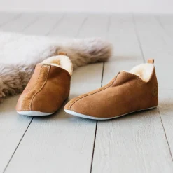 Tan Sheepskin Lina Slippers