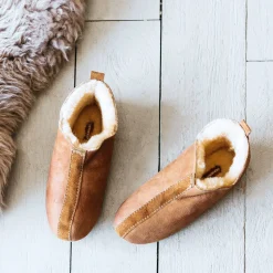 Tan Sheepskin Lina Slippers