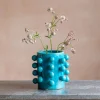 Teal Bobble Vase