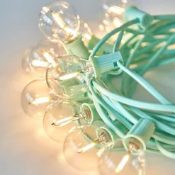 Teal Festoon Lights
