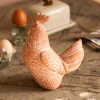Terracotta Rooster Ornament