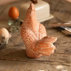 Terracotta Rooster Ornament