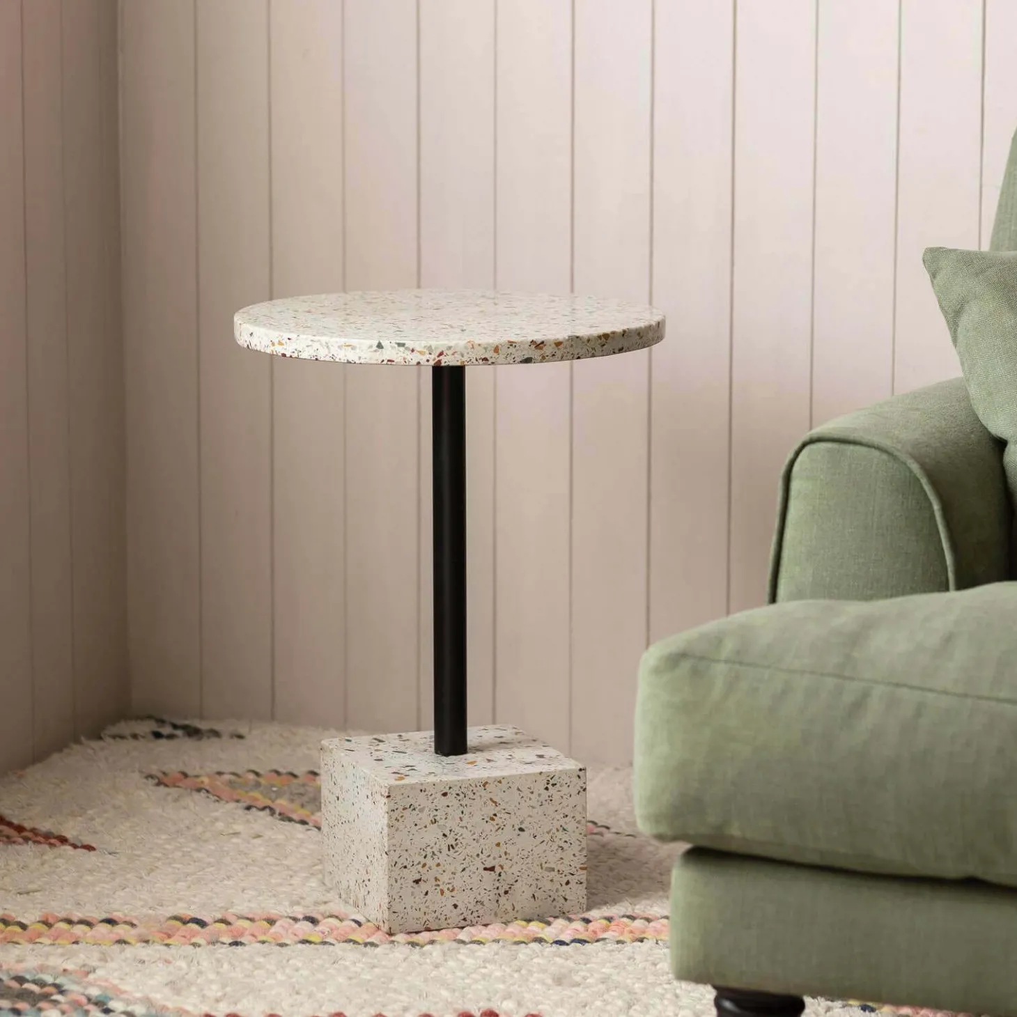 Terrazzo Marble Side Table