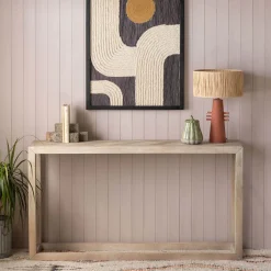 Theodore Parquet Console Table