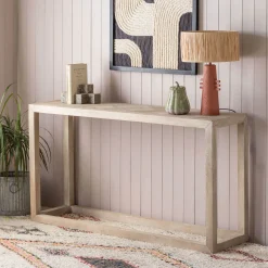 Theodore Parquet Console Table
