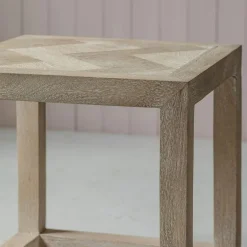 Theodore Parquet Side Table