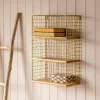 Three Shelf Iron Wall Rack