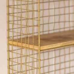 Three Shelf Iron Wall Rack