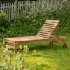 Tiana Teak Sun Lounger